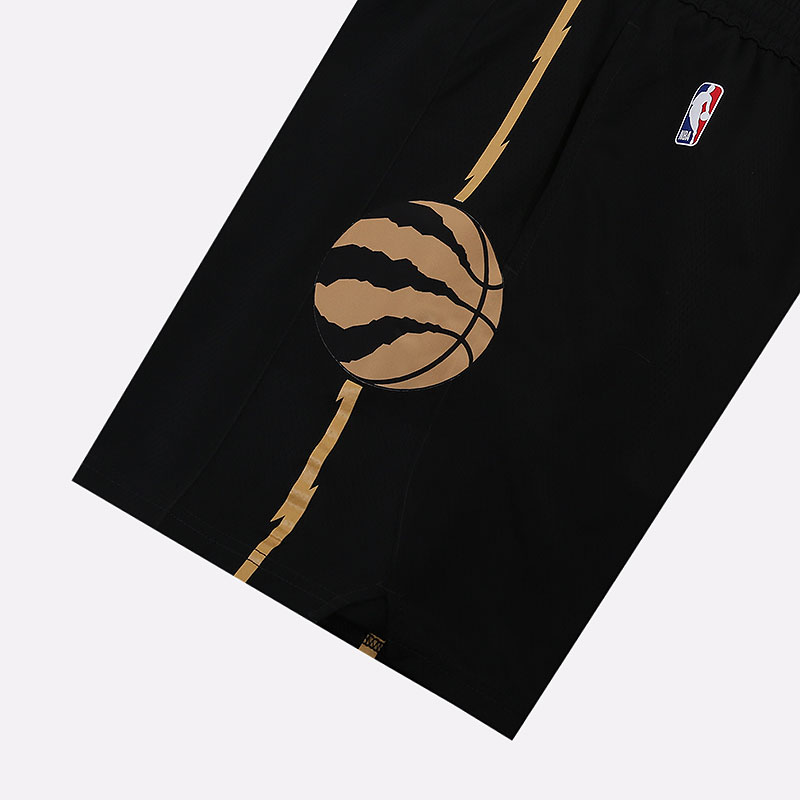 мужские черные шорты Nike Raptors City Edition NBA Swingman Shorts BV5888-010 - цена, описание, фото 2